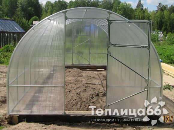 Теплица Рада 3М из поликарбоната, ширина 3 м